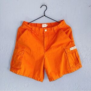 Calvin Klein Y2K Cargo Orange Shorts Size 6